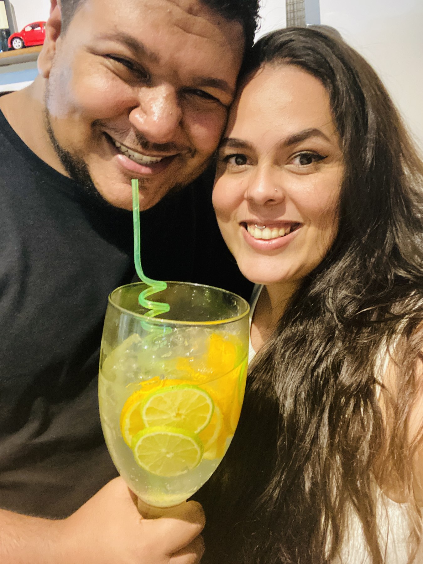 Nós dois, compartilhando um momento feliz